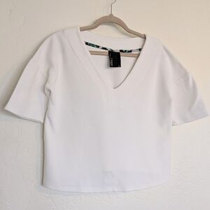 Anthropologie Dolan Women's Oversized Boxy Crop Top